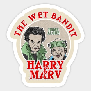 Harry And Marv // Wet The Bandit Sticker